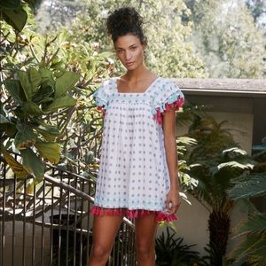 NWOT Anthropologie Tasseled Cover-Up Tunic Dress